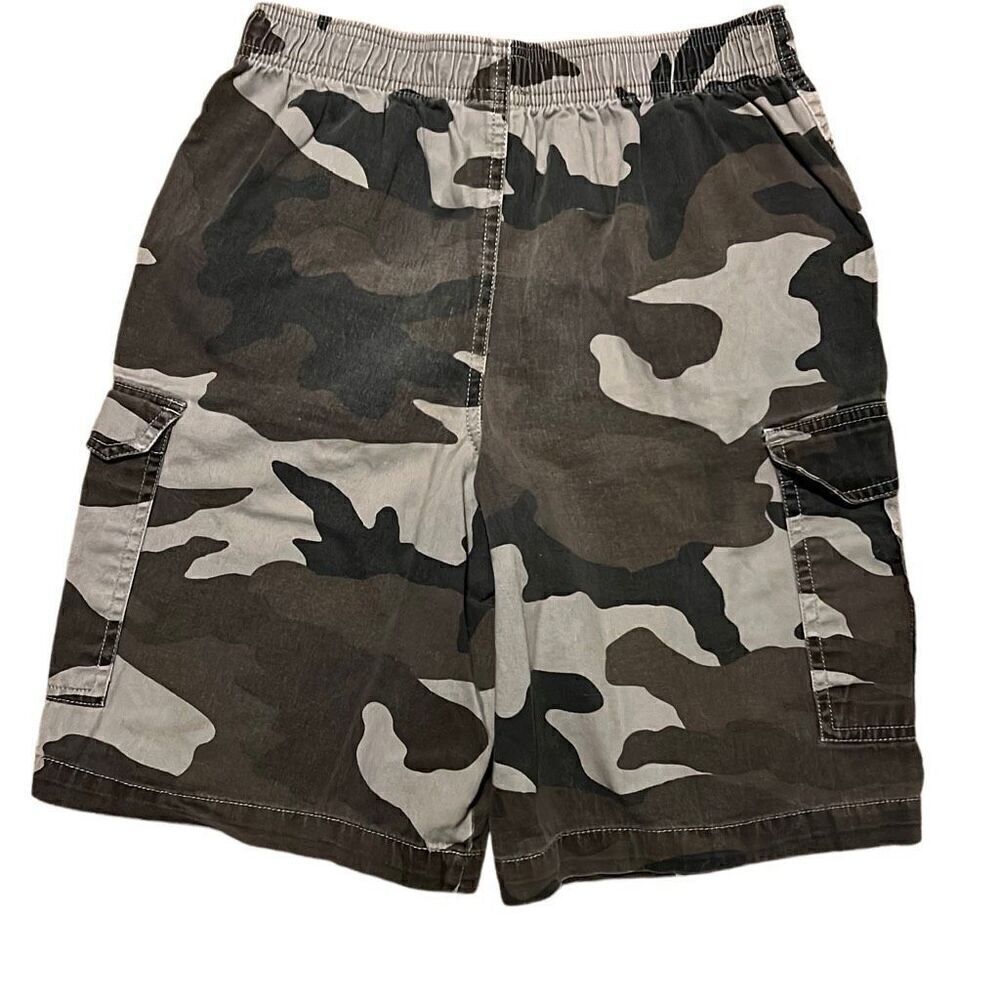 Canyon River Blues Boys Large 14/16 Camouflage Stretchy Waistband Cargo Shorts